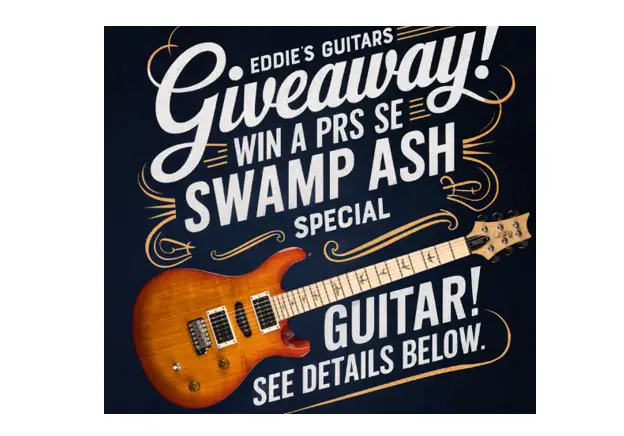 Eddie’s Guitars Holiday Cheer Guitar Giveaway - Win A PRS SE Swamp Ash Special Electric Guitar