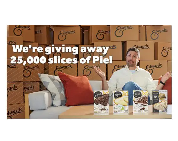 Edwards Desserts 25,000 Slices Sweepstakes - Free Pie For 25,000 Winners