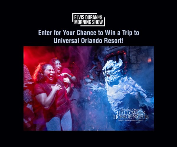 Elvis Duran And The Morning Show Universal Orlando Halloween Horror Nights Flyaway Sweepstakes - Win A Trip For 2 To Universal Orlando Resort