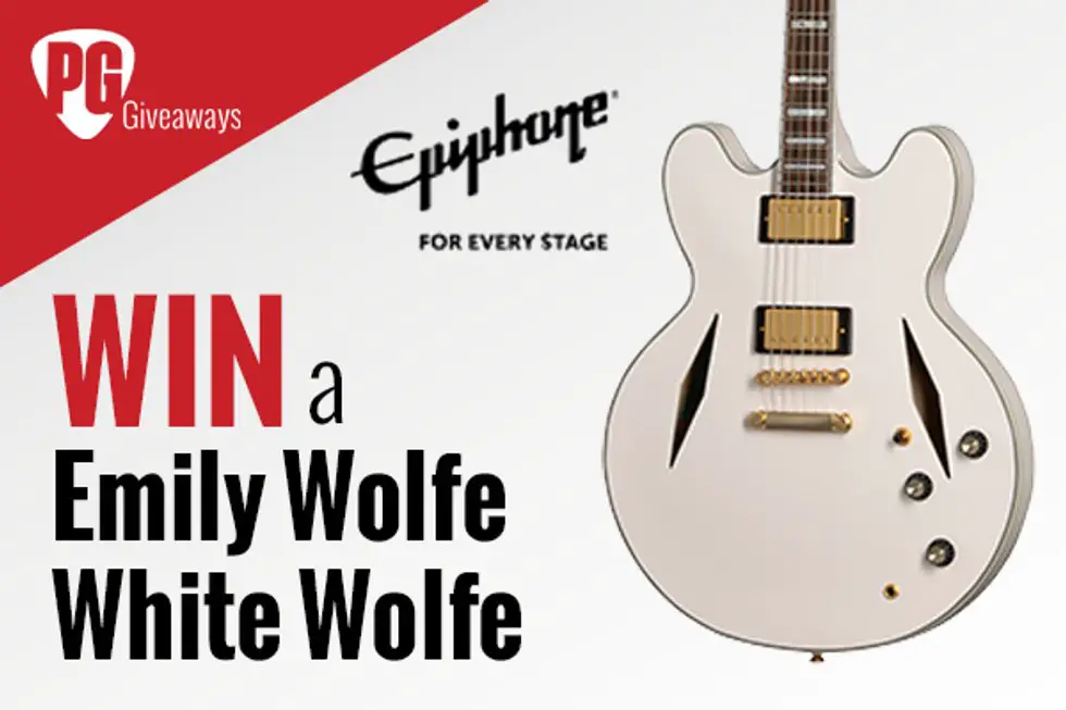 Emily Wolfe Signature White Wolfe Sheraton Giveaway - Win An $899 Guitar