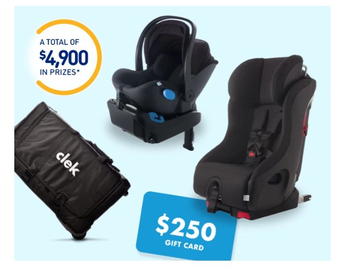 Enfamil September Safety and Smiles Rewards Sweepstakes - Win Car Seat Collection & More