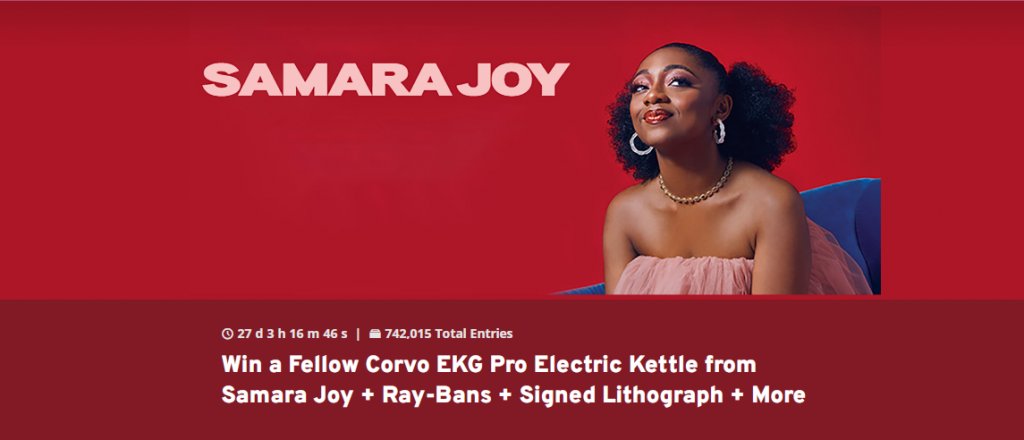 Enter To Win A Fellow Corvo EKG Pro Electric Kettle, Ray Ban, Signed Lithograph + More