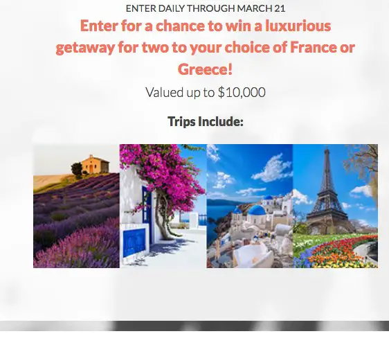 Europe Ooh La Luxe Getaway