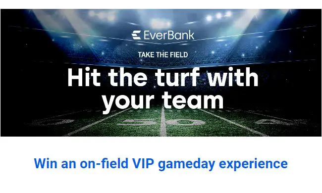 EverBank Take The Field Sweepstakes - Win A Trip For 2 To A Jacksonville Jaguars Game In Jacksonville, FL (7 Winners)