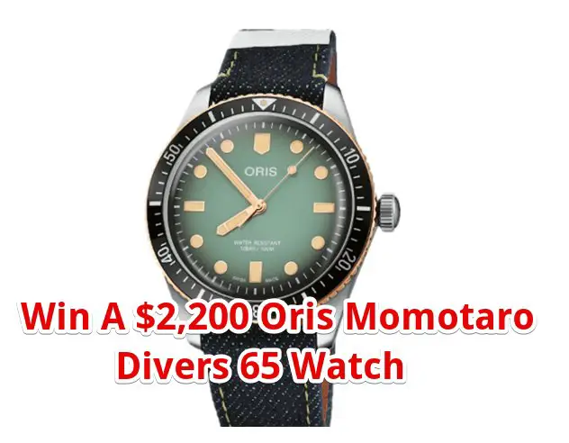 Extropian Timepiecelove Giveaway - Win A $2,200 Oris Momotaro Divers 65 Watch