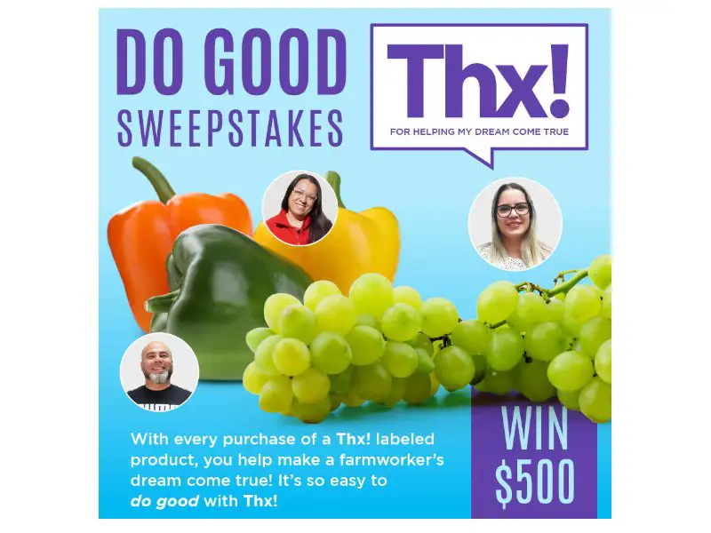 Farm Star Living Do Good With THX Sweepstakes - Win A $500 Gift Card