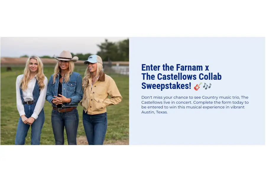 Farnam X The Castellows Collab Sweepstakes - Win A Trip For 2 To The Castellows Concert