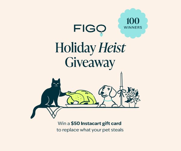 Figo Holiday Heist Sweepstakes - Win A $50 Instacart Gift Card (100 Winners)