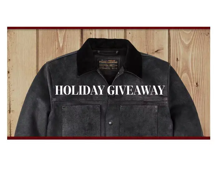 Filson Jacket Giveaway - Win A Roughout Leather Short Cruiser