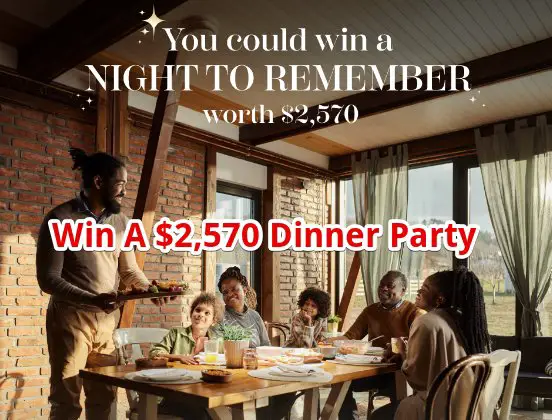 Finish A Night To Remember Giveaway  – Win A Dinner Party & More