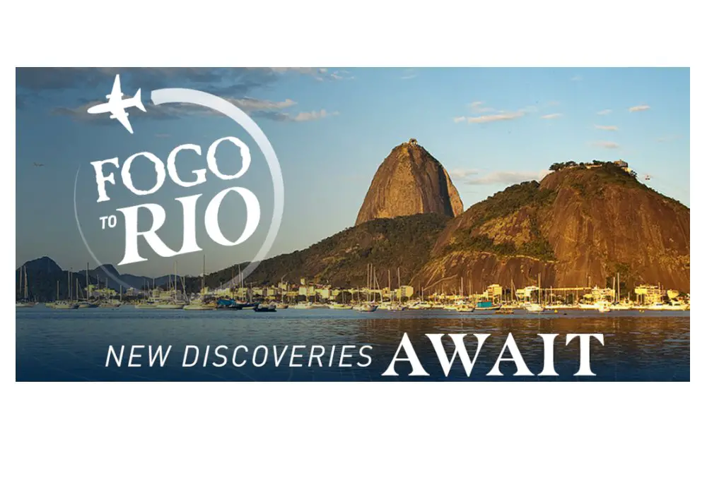 Fogo to Rio Sweepstakes - Win A Trip To Rio De Janeiro Or A Fogo De Chao Voucher