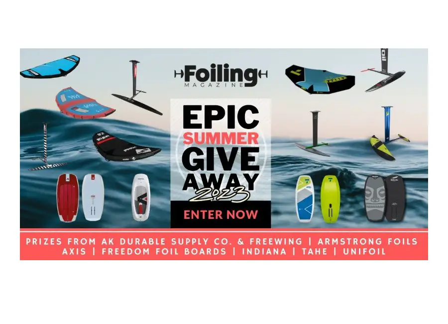 Foiling Magazine Epic Summer Giveaway - Win A Foil And Wing Package (7 Winners)