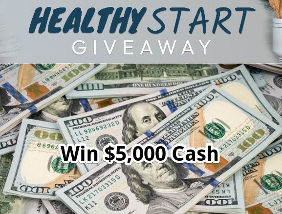 Food Network Healthy Start Giveaway - Win $5,000 Cash