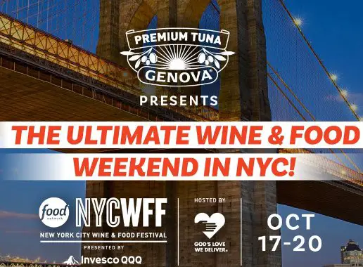 Food Network New York City Wine & Food Festival Sweepstakes - Win A $4,000 New York City Wine & Food Festival Prize Package.