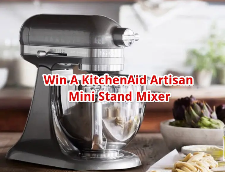 FoodTrients KitchenAid Mixer Giveaway - Win A KitchenAid Artisan Mini Stand Mixer