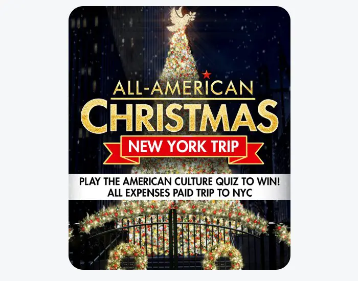 Fooji Fox Square Tree Lighting Sweepstakes - Win A Trip For 4 To New York