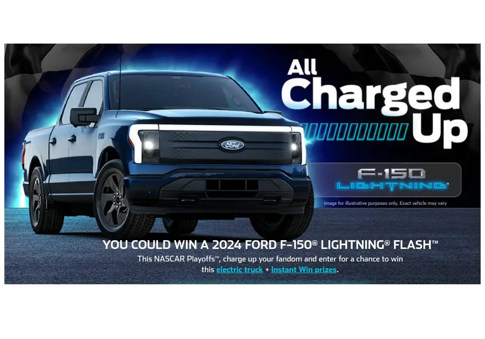 Ford 2024 NASCAR Cup Series Playoffs Promotion - Win A Ford F-150 & More