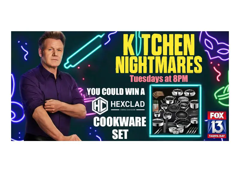 Fox 13 HexClad Giveaway - Win A 20-Piece Cookware Set