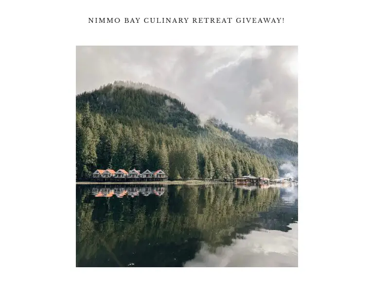 Fraîche Living Nimmo Bay Culinary Retreat Giveaway - Win A Culinary Retreat Trip For Two In Nimmo Bay Resort