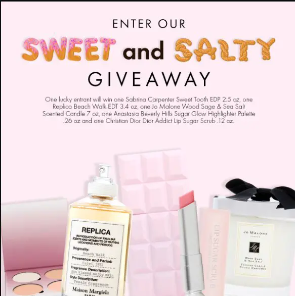 FragranceNet Sweet And Salty Giveaway – Win A $500 Prize Package