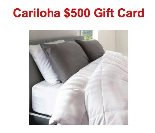 Free Cariloha $500 Gift Card