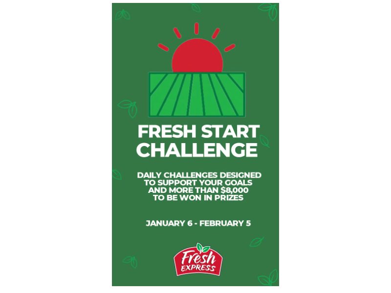 Fresh Express Fresh Start 2025 Challenge - Win Gift Cards, Merch & More