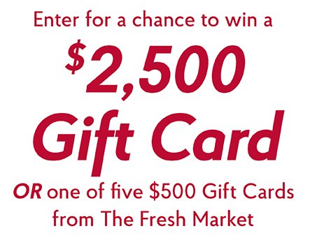 Fresh Market Shopping Spree Sweepstakes