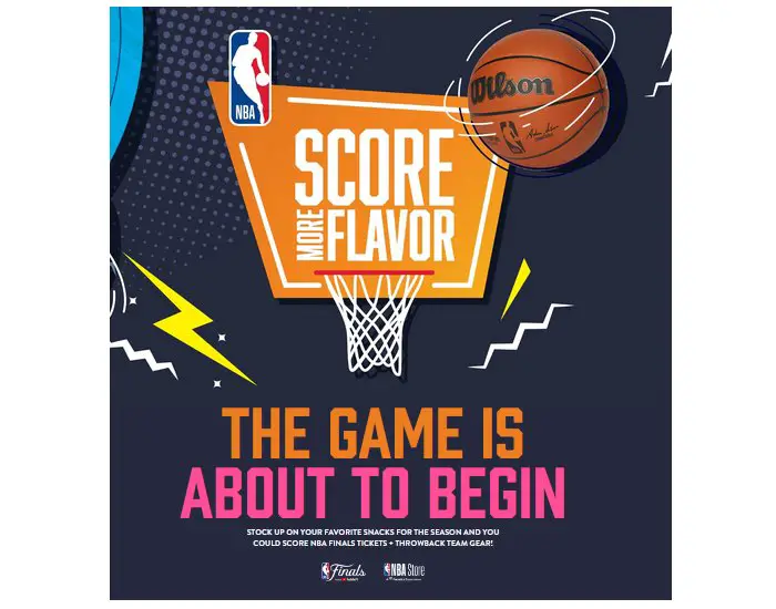 Frito-Lay Score More Flavor Instant Win Game and Sweepstakes - Win A Trip To An NBA Finals Game