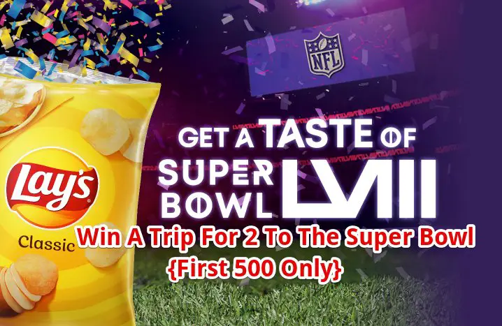 Frito Lay Taste of Super Bowl Sweepstakes (500 Winners) - Win A Trip For 2 To The Super Bowl