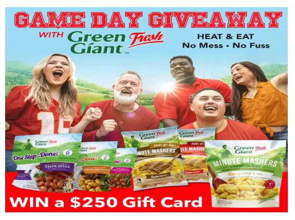 Game Day Giveaway With Green Giant Fresh Potatoes - Win A $250 Gift Card