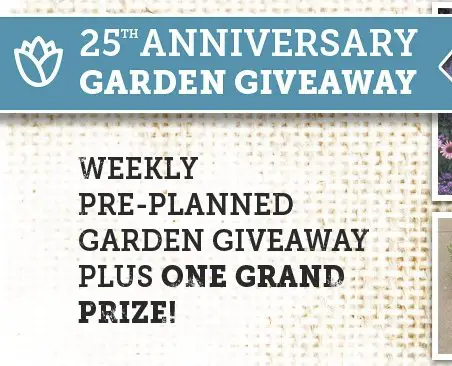 Garden Sweepstakes