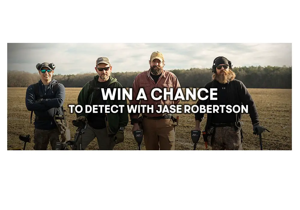 Garrett Metal Detectors Diggin’ With Jase Robertson Giveaway - Go Metal Detecting With Jase Robertson & More (2 Winners)