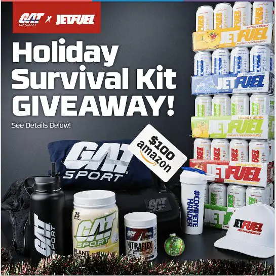 GAT Sport JetFuel Holiday Survival Kit Giveaway – Win A $437 JetFuel Holiday Survival Kit