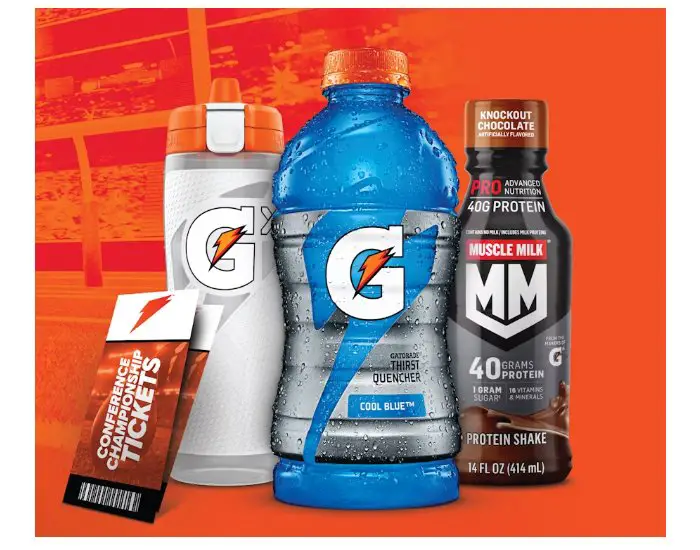 Gatorade College Football Sweepstakes - Win A Trip For 2 To A College Football Conference Championship & More