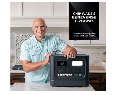 Get Prepared with Chip Wade's Geneverse Giveaway - Win a HomePower Solar Generator Set