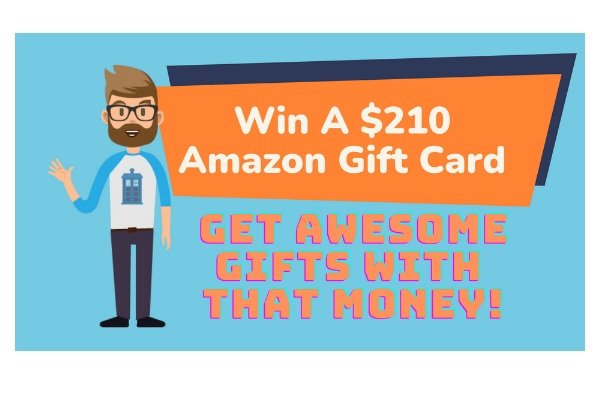 Gift Idea Geek Amazon Gift Card Giveaway - Win a $210 Amazon Gift Card