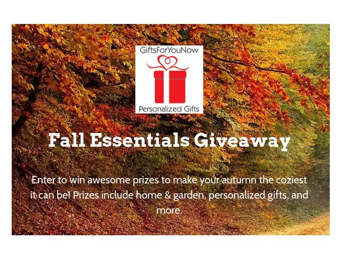 Gifts For You Now Fall Essentials Giveaway - Win Gift Cards & More