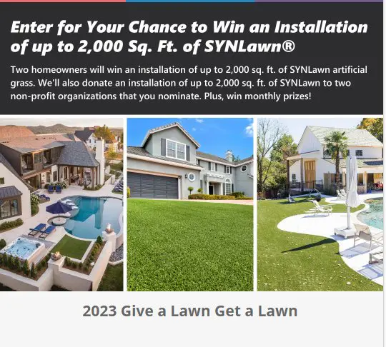 Give A Lawn Get A Lawn Giveaway - Win A $10,000 Lawn