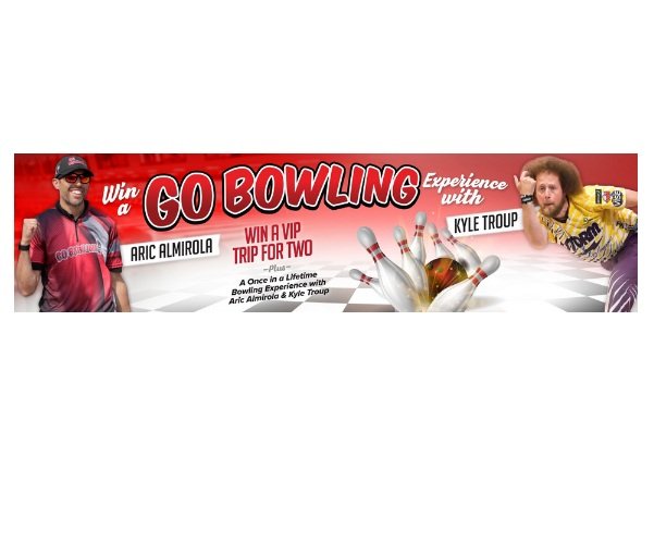 Go Bowling Experience Sweepstakes - Win A Trip To Charlotte, NC For A Bowling Game With Kyle Troup & Aric Almirola