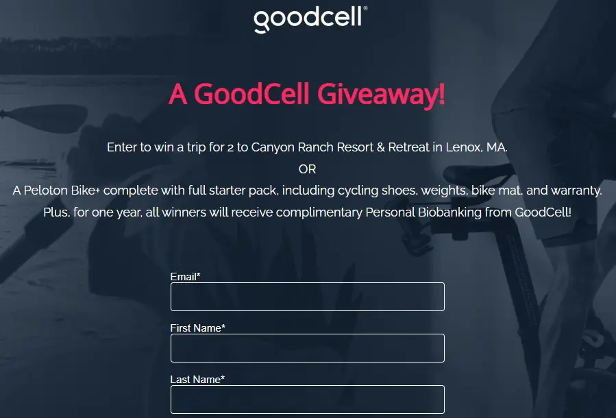 GoodCell National Consumer Sweepstakes - Win A Trip For 2 To Canyon Ranch Resort Lenox, MA