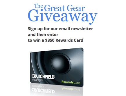 Great Gear October 2017 Sweepstakes