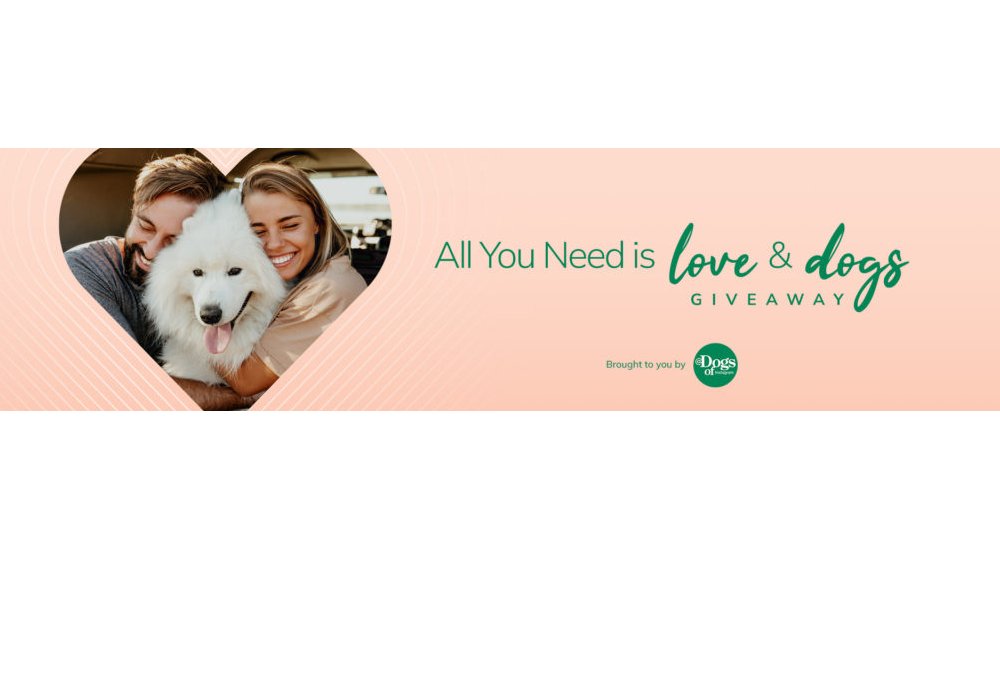 Great Pet Living All You Need is Love and Dogs Giveaway - Win Gift Cards, Test Kits and More