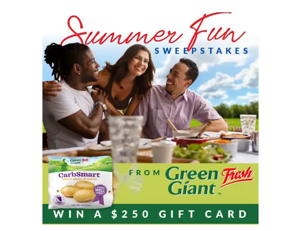 Green Giant Summer Fun Sweepstakes - Win A $250 Gift Card