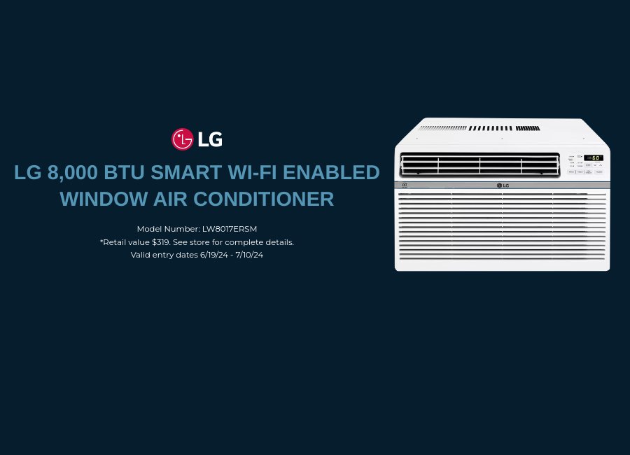 Grey's Appliance Monthly Giveaway - Win An LG Smart Air Conditioner