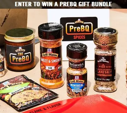 Grill Mates PreBQ Sweepstakes - Win a Grill Kit worth $150