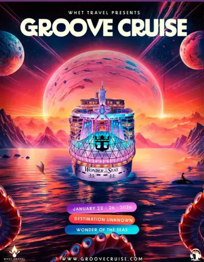 Groove Cruise Miami 2026 Giveaway – Win A 4 - Night Stateroom Stay For 2 On The 2026 Miami Groove Cruise