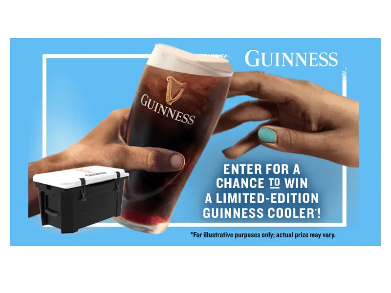 Guinness Summer Sweepstakes - Win A 45 Qt Insulated Cooler (100 Winners)