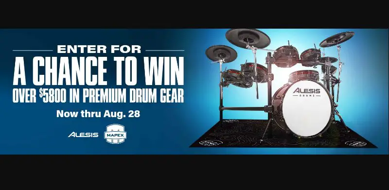 Guitar Center Big Bang 2 Sweepstakes – Win An Electronic Drum Kit, A Percussion Pad, A Double Bass Pedal, & More