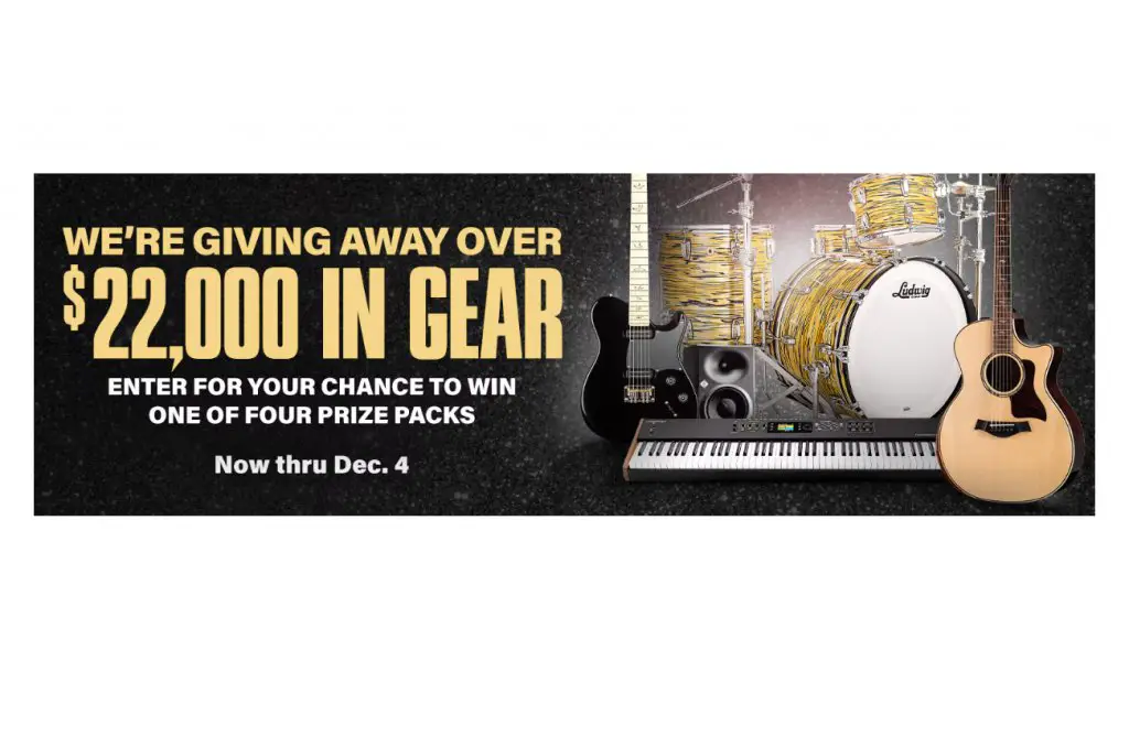 Guitar Center Black Friday Sweepstakes - Win An Electric Guitar & More