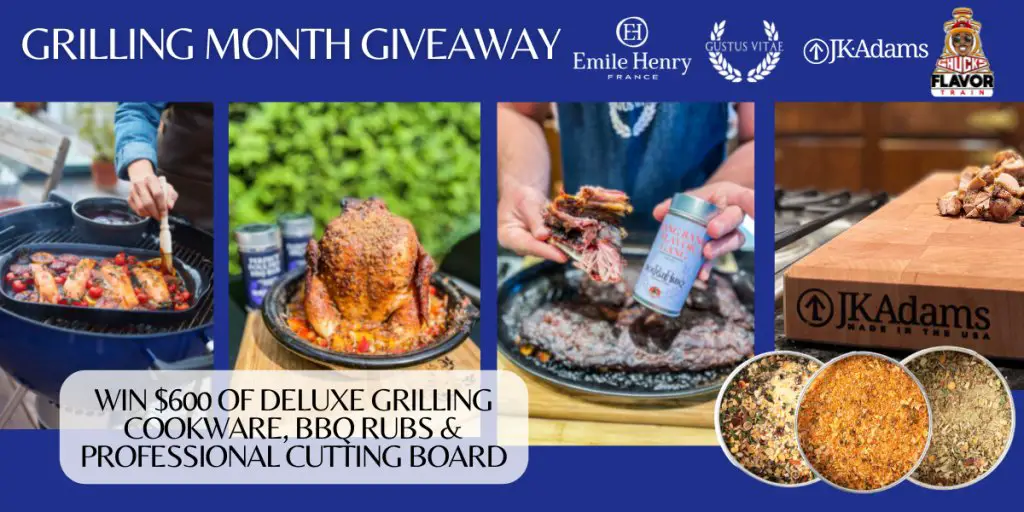 Gustus Vitae Grilling Month Grand Giveaway - Win Grill Accessories, Spices and More!